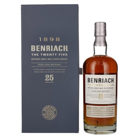 Benriach THE TWENTY FIVE Single Malt Four Cask Matured 46% Vol. 0,7l in Geschenkbox