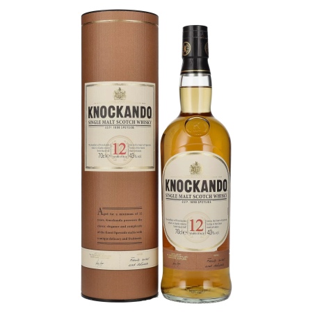 Knockando 12 Years Old Single Malt Scotch Whisky 43% Vol. 0,7l in Geschenkbox