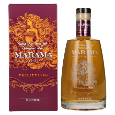 Marama ORIGINS Philippines Spiced Rum 40% Vol. 0,7l in Giftbox