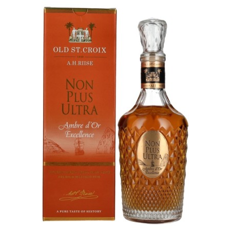 Old St. Croix A.H. Riise NON PLUS ULTRA Ambre d'Or Excellence 42% Vol. 0,7l in Giftbox