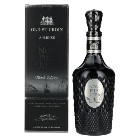 🌾Old St. Croix A.H. Riise NON PLUS ULTRA Black Edition Superior Spirit Drink 42% Vol. 0,7l in Giftbox 