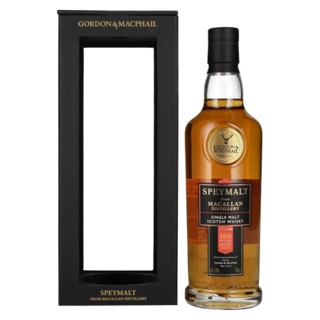 Gordon & MacPhail SPEYMALT Macallan Single Malt Scotch Whisky 2006 61,1% Vol. 0,7l in Giftbox