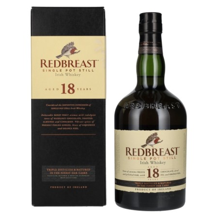 🌾Redbreast 18 Years Old Single Pot Still Irish Whiskey 46% Vol. 0,7l 