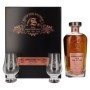 Signatory Vintage GLENGLASSAUGH 40 Years Old 30th ANNIVERSARY 1978 40,9% Vol. 0,7l in Woodbox and 2 glasses