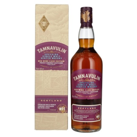 Tamnavulin FRENCH CABERNET SAUVIGNON CASK Speyside Single Malt Scotch Whisky 40% Vol. 0,7l in Giftbox