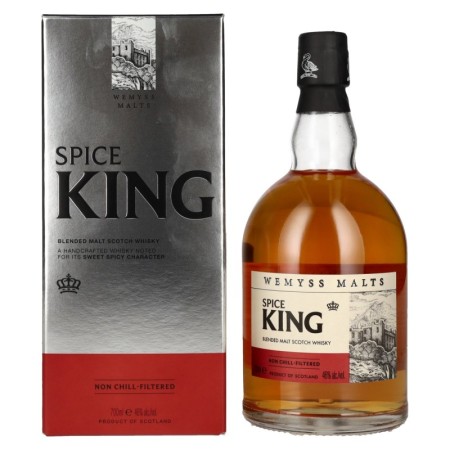 🌾Wemyss Malts SPICE KING Blended Malt Scotch Whisky 46% Vol. 0,7l in Giftbox 