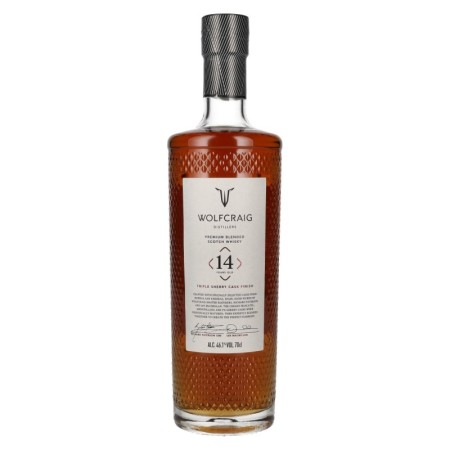 🌾Wolfcraig 14 Years Old Triple Sherry Cask Finish Premium Blended Whisky 46,1% Vol. 0,7l 