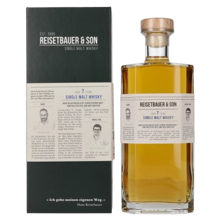 Reisetbauer & Son 7 Years Old Single Malt Whisky 43% Vol. 0,7l in Giftbox