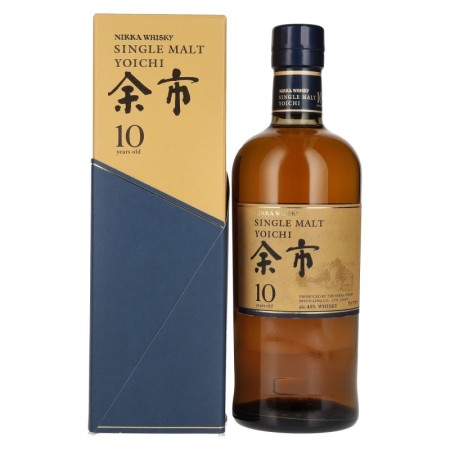 Nikka 10 Years Old Yoichi Single Malt Whisky 45% Vol. 0,7l in Giftbox