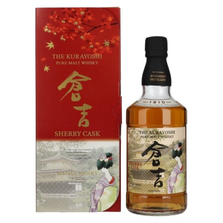 Matsui Whisky THE KURAYOSHI Pure Malt Whisky SHERRY CASK 43% Vol. 0,7l in Giftbox