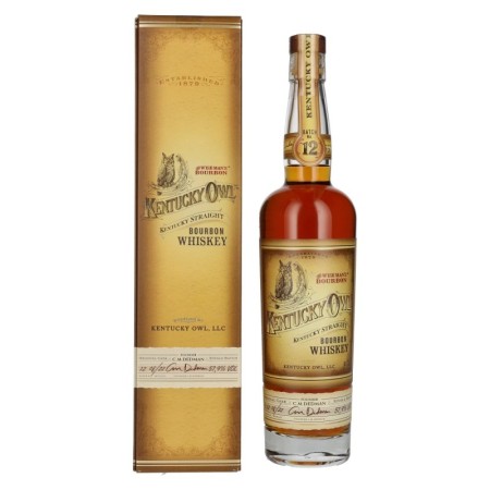 Kentucky Owl Kentucky Straight BOURBON Whiskey Batch No. 12 57,9% Vol. 0,7l in Giftbox