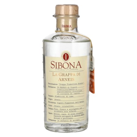 Sibona La Grappa di ARNEIS 40% Vol. 0,5l