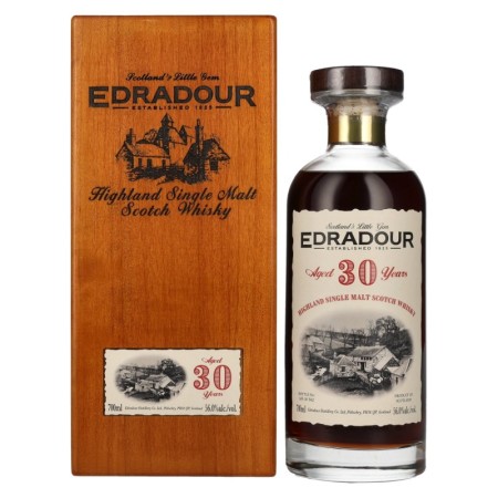 Edradour 30 Years Old Highland Single Malt Scotch Whisky 56% Vol. 0,7l in Woodbox