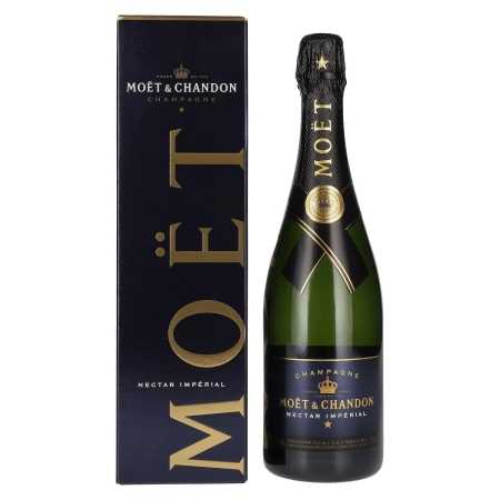 Moët & Chandon Champagne NECTAR IMPÉRIAL Demi-Sec 12% Vol. 0,75l in Geschenkbox | Wijn kopen | 🌾 Whisky Ambassador | Online Shop