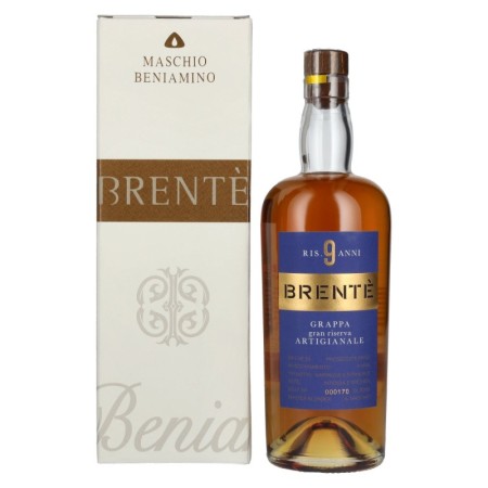 Maschio Beniamino BRENTÈ CUVÉE 9 Anni Gran Riserva Grappa 42% Vol. 0,7l in Giftbox