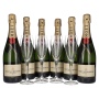 Moët & Chandon Champagne IMPÉRIAL Brut 12% Vol. 6x0,75l in Geschenkbox mit 6 Gläsern