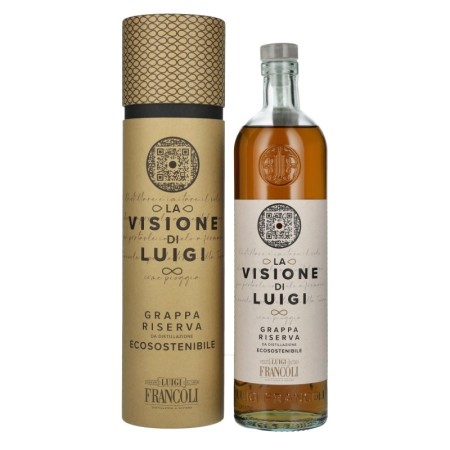 🌾Luigi Francoli Grappa Riserva La Visione di Luigi 40% Vol. 0,7l in Giftbox 