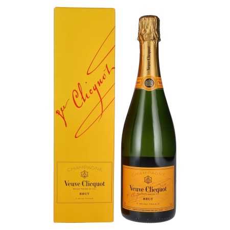 Veuve Clicquot Champagne Brut Yellow Label 12% Vol. 0,75l in Geschenkbox | Osta viiniä | 🌾 Whisky Ambassador | Online Shop