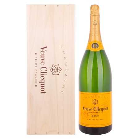 🌾Veuve Clicquot Champagne Brut Yellow Label 12% Vol. 3l in Holzkiste | Whisky Ambassador