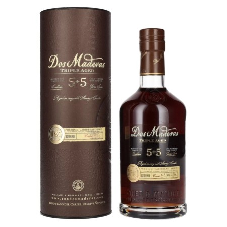 Dos Maderas PX 5+5 Years Old Triple Aged Spirit Drink 40% Vol. 0,7l in Giftbox