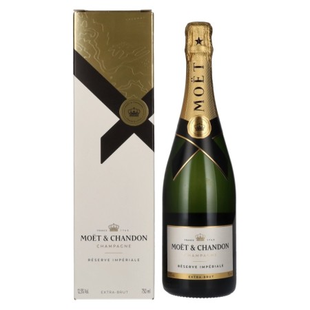 Moët & Chandon Champagne RÉSERVE IMPÉRIALE Brut 12,5% Vol. 0,75l in Giftbox