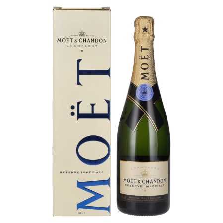 Moët & Chandon Champagne RÉSERVE IMPÉRIALE Brut 12% Vol. 0,75l in Geschenkbox | Koupit víno | 🌾 Whisky Ambassador | Online Shop