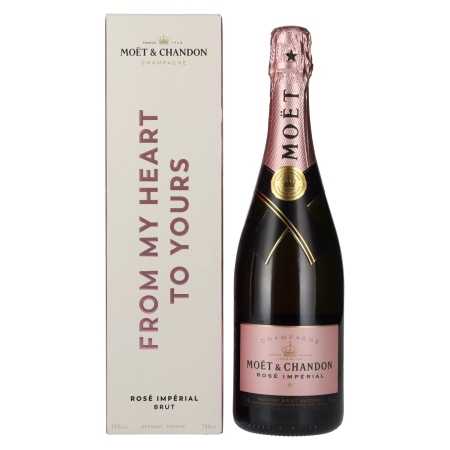 Moët & Chandon Champagne ROSÉ IMPÉRIAL Brut Say Yes To Love 12% Vol. 0,75l in Geschenkbox | Cumpărați vin | 🌾 Whisky Ambassador | Online Shop