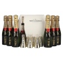 Moët & Chandon Champagne AT HOME PACK 12% Vol. 6x0,2l in Geschenkbox mit Bottle Sippers | Koupit víno | 🌾 Whisky Ambassador | Online Shop