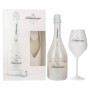 Schlumberger WHITE ICE Austrian Sparkling Secco 11,5% Vol. 0,75l in Giftbox mit Ritzenhof Glas