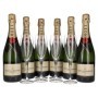 Moët & Chandon Champagne IMPÉRIAL Brut 12% Vol. 6x0,75l in Giftbox mit 6 Gläsern