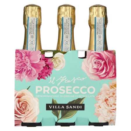 🌾Villa Sandi Il Fresco Prosecco Treviso Brut (TRIO) DOC 11% Vol. 3x0,2l | Whisky Ambassador