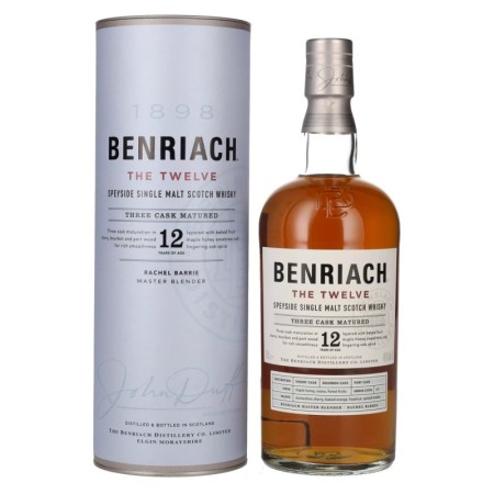 Benriach THE TWELVE Single Malt Three Cask Matured 46% Vol. 0,7l in Giftbox