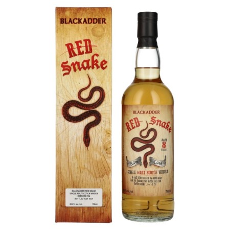 Blackadder 8 Years Old RED SNAKE Raw Cask Single Malt Scotch Whisky 60,6% Vol. 0,7l in Giftbox