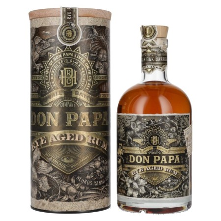 Don Papa Rum Rye Aged 45% Vol. 0,7l in Giftbox