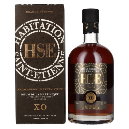 🌾HSE Rhum Extra Vieux XO Grande Reserve 43% Vol. 0,7l in Giftbox 