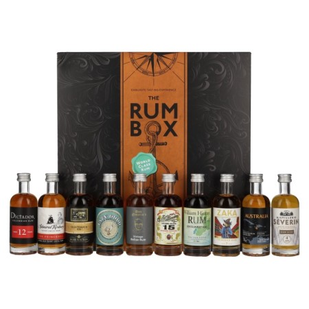 The Rum Box 41,2% Vol. 10x0,05l in Giftbox