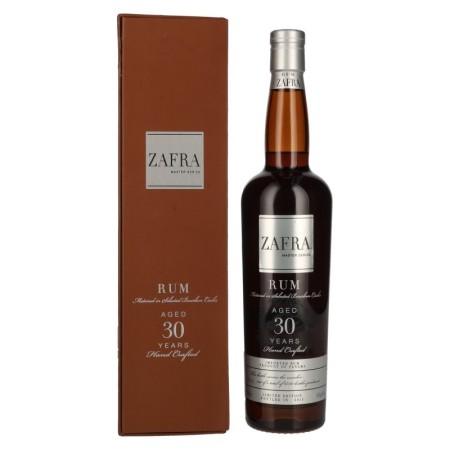 Zafra Añejo 30 Years Master Series Limited Edition 2015 40% Vol. 0,7l in Giftbox