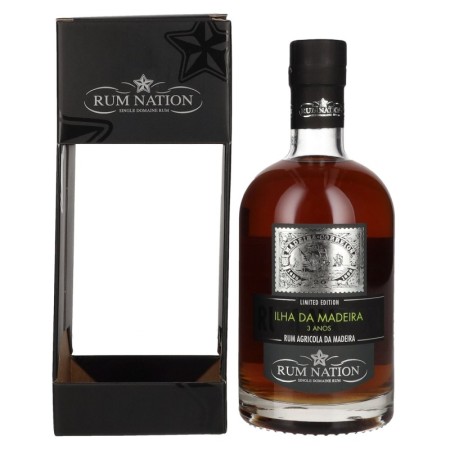 Rum Nation 3 Anos Ilha da Madeira Rum Agricole da Madeira Limited Edition 2019 42% Vol. 0,7l in Giftbox