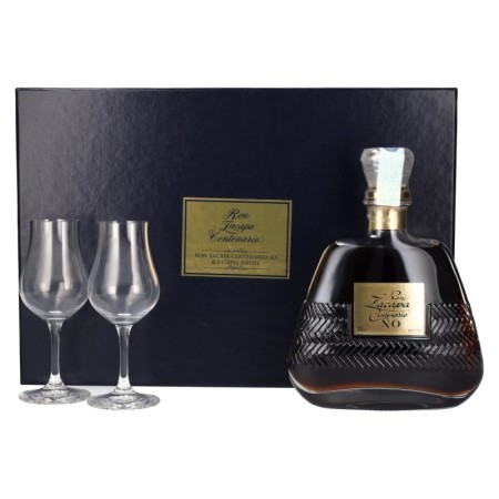 Ron Zacapa Centenario XO Riedel Set - Old Edition 40% Vol. 0,7l in Giftbox and 2 glasses