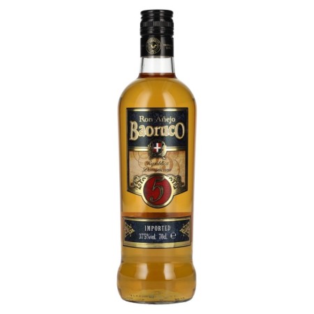 Ron Baoruco Ron Añejo 5 Años Rum 37,5% Vol. 0,7l