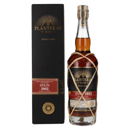 Planteray Rum SPAIN Single Cask PX Cask Finish 2012 42,7% Vol. 0,7l in Giftbox