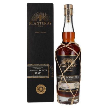 Planteray Rum LANDS SELECTION 12 Years Old Moscatel Cask Finish 46,6% Vol. 0,7l in Giftbox