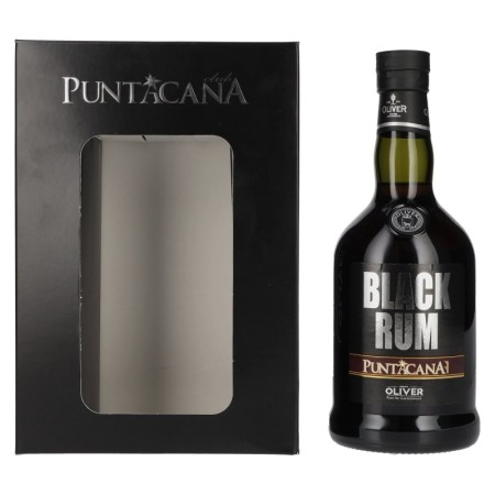 Puntacana Club BLACK RUM 38% Vol. 0,7l in Giftbox