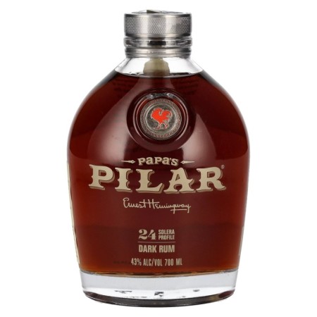 🌾Papa's Pilar 24 Solera Profile DARK RUM 43% Vol. 0,7l 