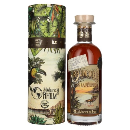 🌾La Maison du Rhum LA RÉUNION 2010/2018 Batch N° 2 45% Vol. 0,7l in Giftbox 