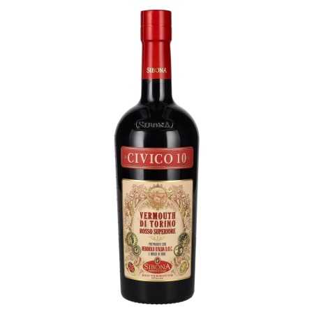 Civico 10 Vermouth Di Torino Rosso Superiore 18% Vol. 0,75l | Acquista il vino | 🌾 Whisky Ambassador | Online Shop