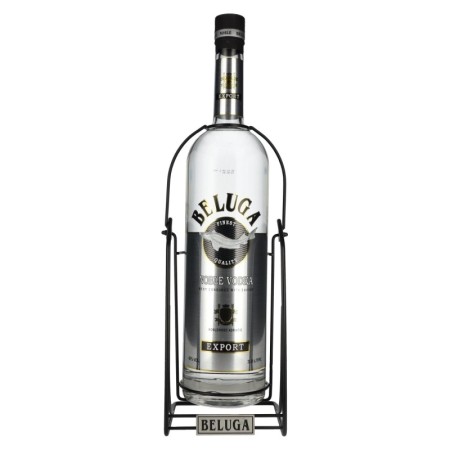 Beluga Noble Vodka EXPORT Montenegro 40% Vol. 3l mit Schwenkständer