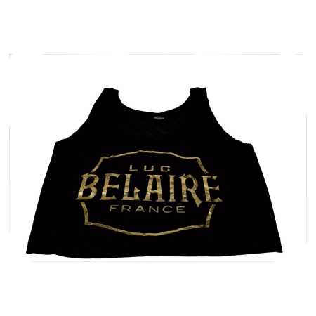 Luc Belaire Crop Tank Top Schwarz-Gold | Buy wine | 🌾 Whisky Ambassador | Online Shop