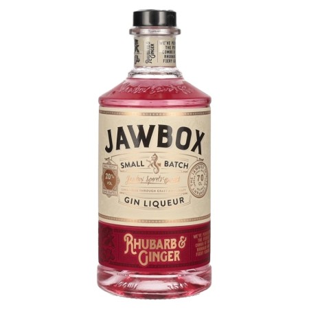 Jawbox RHUBARB & GINGER Small Batch Gin Liqueur 20% Vol. 0,7l