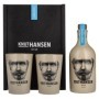 Knut Hansen Dry Gin 42% Vol. 0,5l in Woodbox mit 2 Keramiktassen